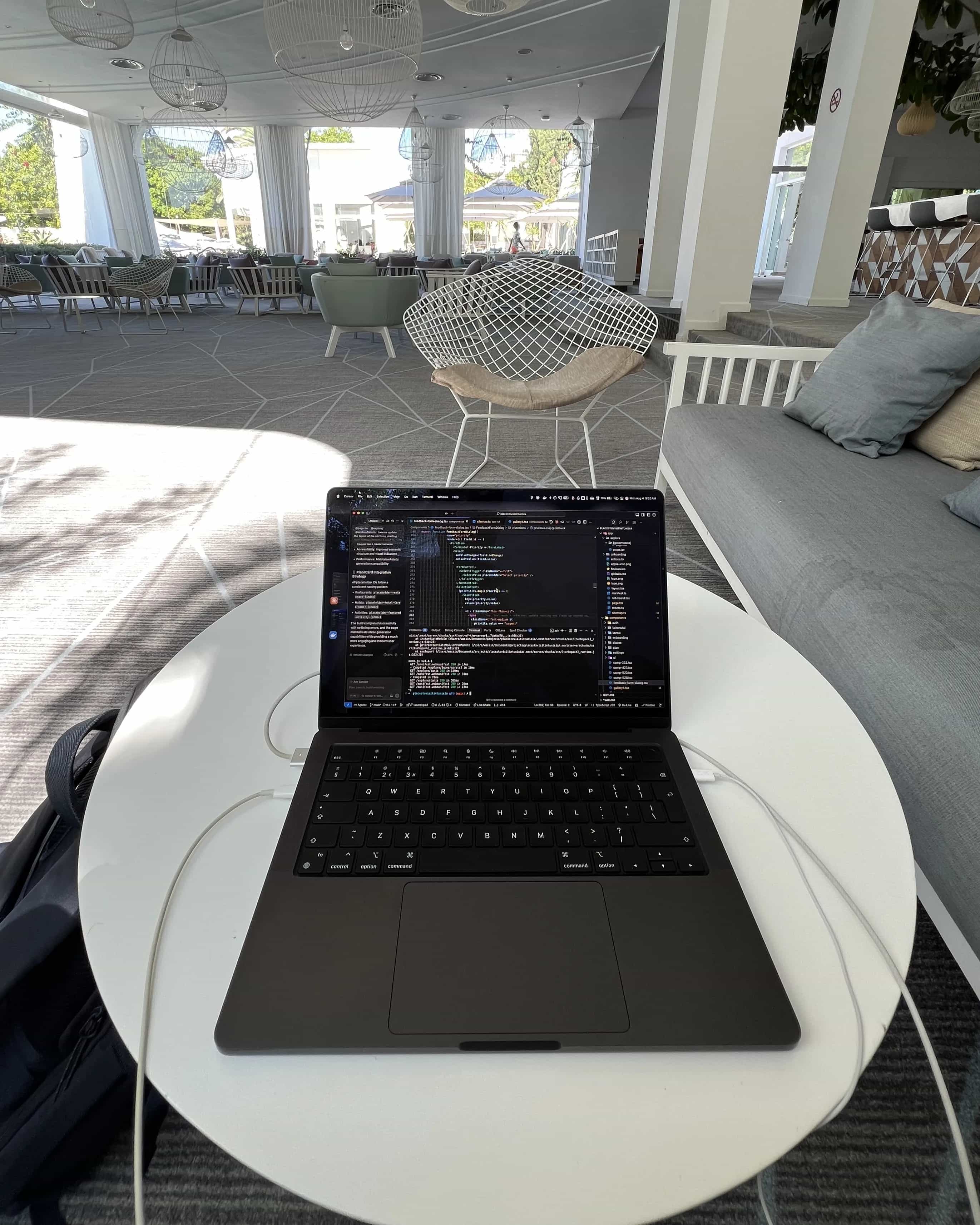 Wassim playing chess